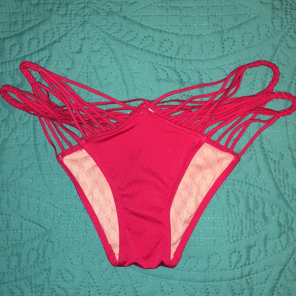 Victoria’s Secret strappy bikini bottom, medium